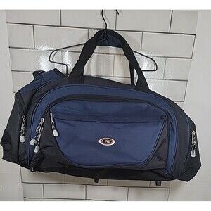 Cal Pak Blue Duffle Bag Travel Vacation Overnight Sports *Read